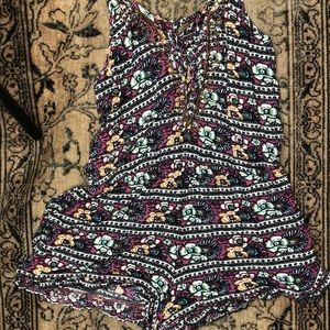 Boho Shorts Romper bathing suit coverup ae